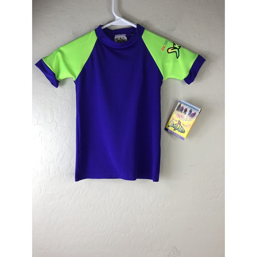 Radicool Skins Size 2 Sun Protective Swim Top Short Sleeve Swim Shirt Rash Guard - Picture 5 of 7